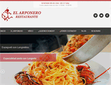 Tablet Screenshot of elarponero.com